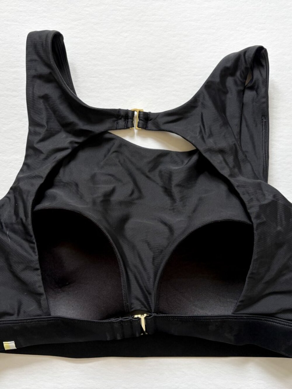 Summersalt black swim top - High Neck Cut Out Bikini Top - sz 14 NWT - Picture 4 of 7